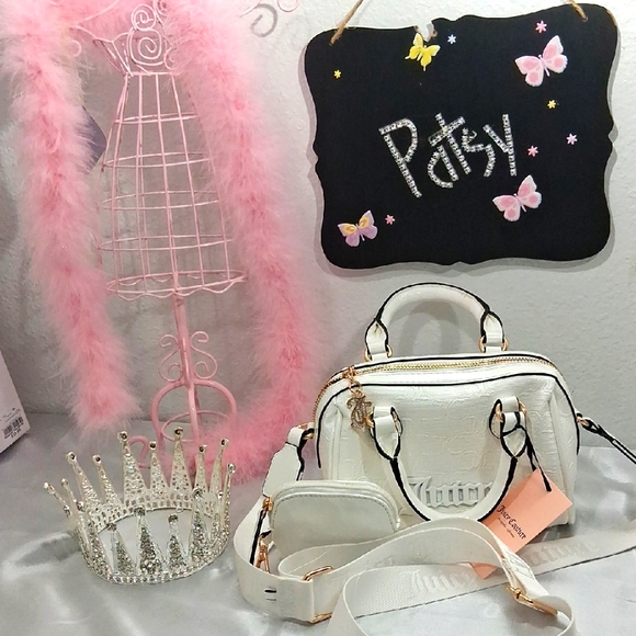 Designer Handbags Juicy Couture Leather Bag Juicy Couture Hot Pink